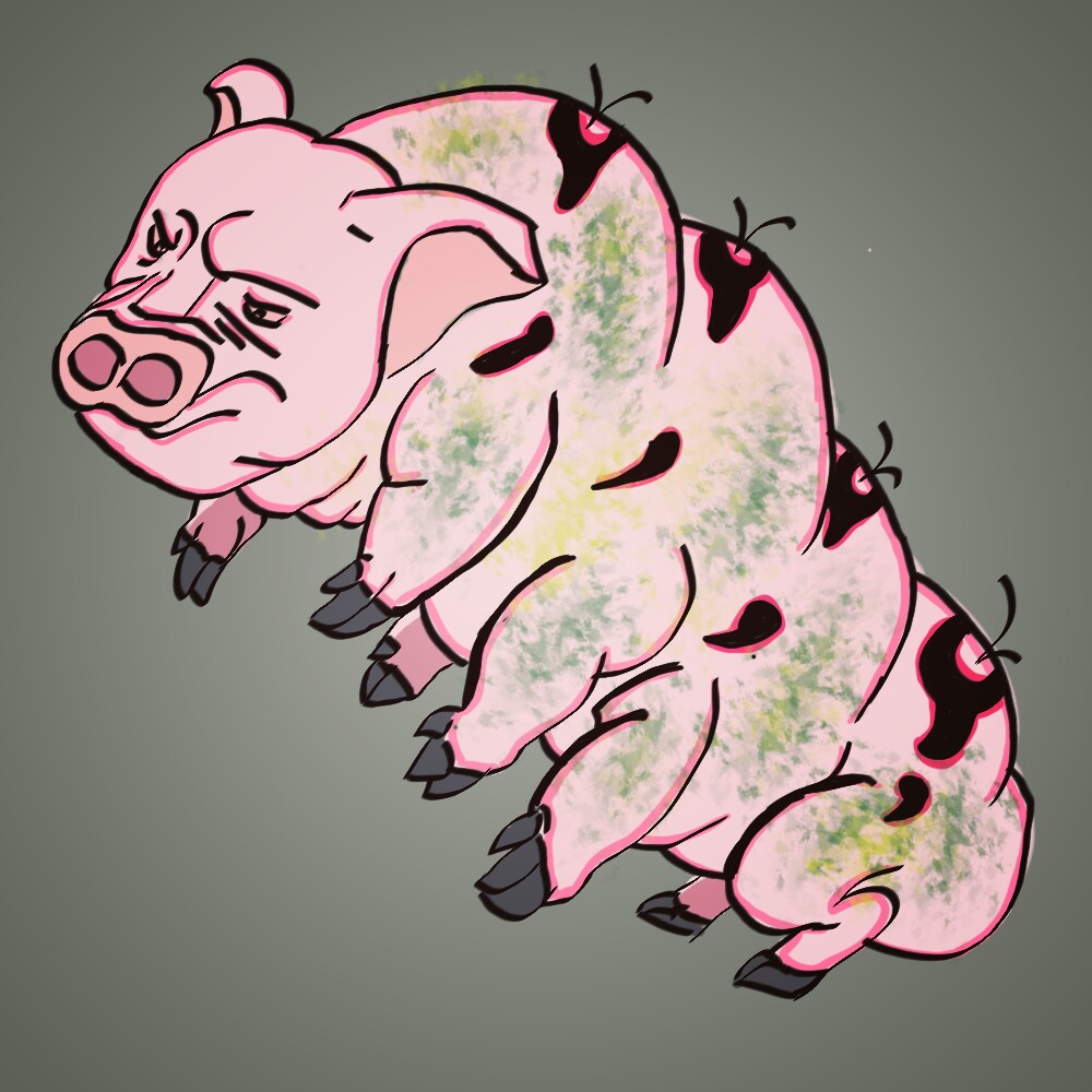 Polymorph Pig Hybrid pig by JewjoeDraw on DeviantArt