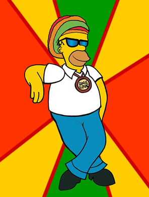 Rastafarian Homer