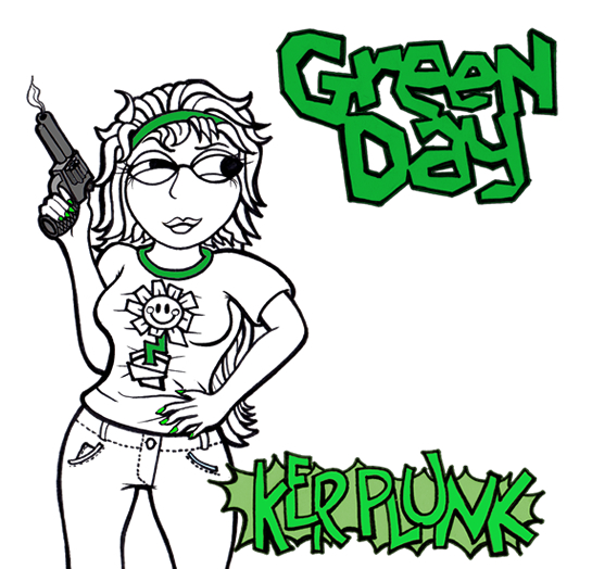 Green Day - KERPLUNK Album Cover