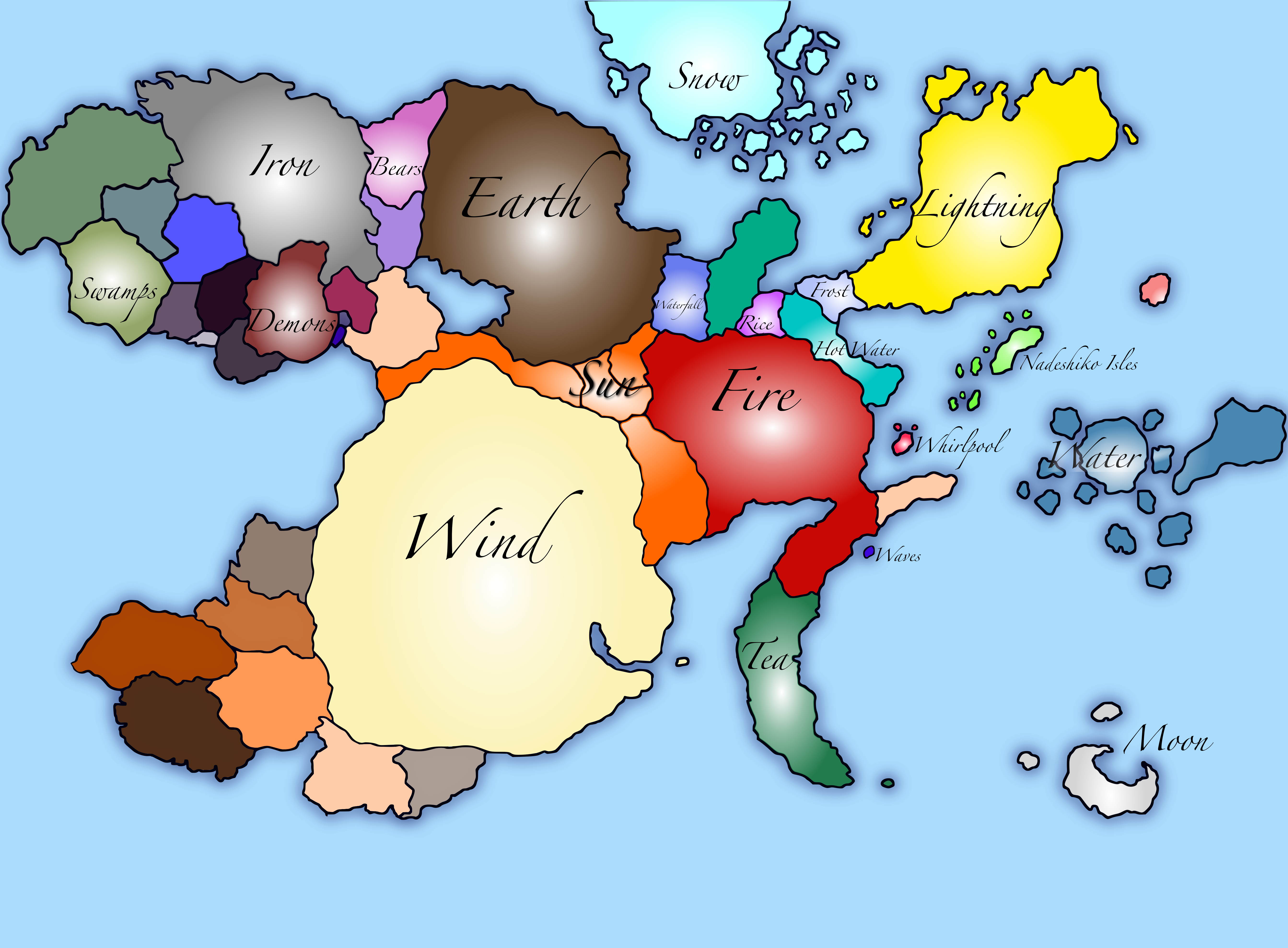 What's the best world map for the Naruto world? : r/NarutoFanfiction