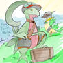 Grovyle and Servine