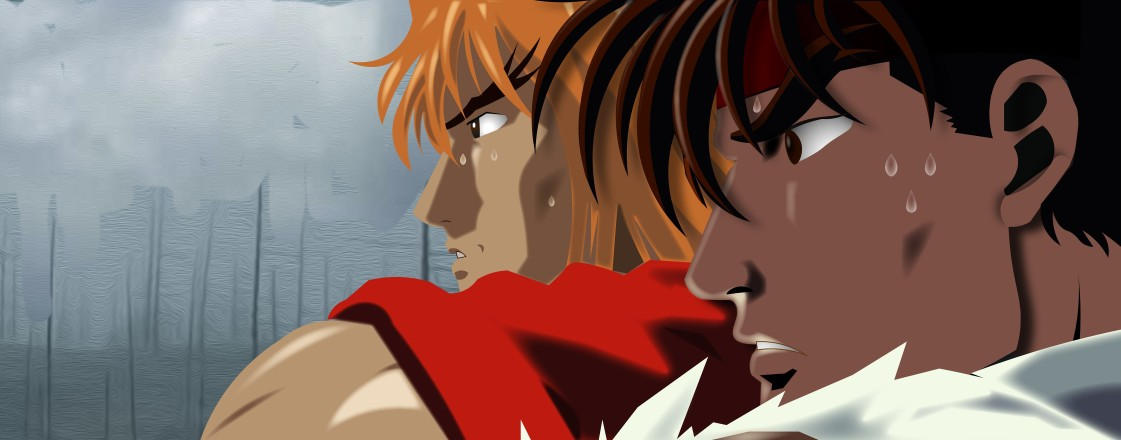 Street Fighter II Ryu and Ken by nicksoto82 on DeviantArt