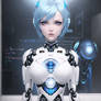 Rei Ayanami, robot android, cyborg girl 12