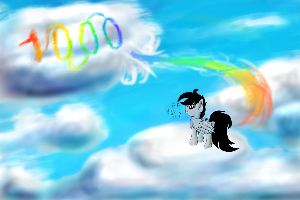 1000 watchers cloud graffity:D lol