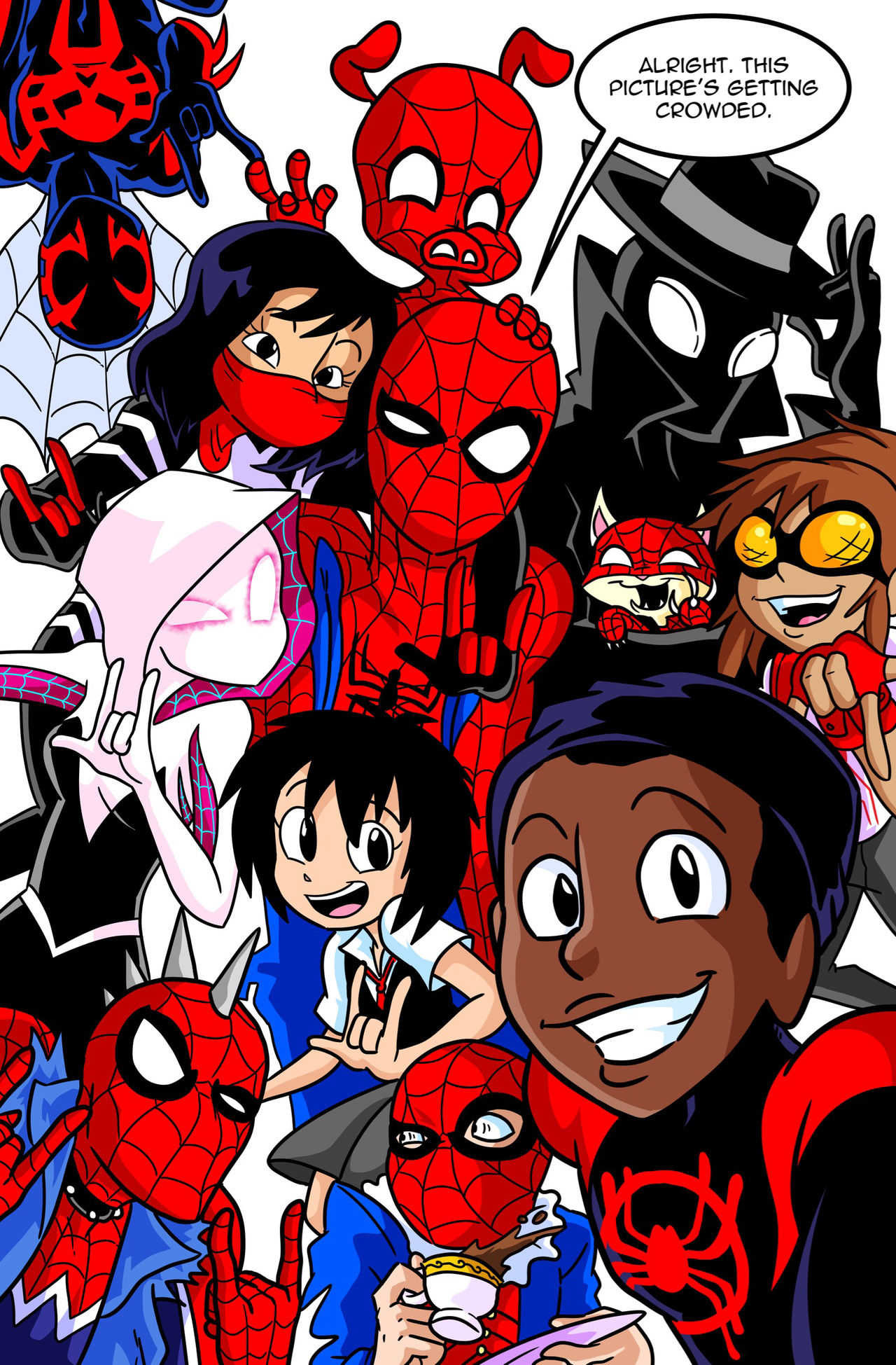 One Big Happy Spider Family by OUTCASTComix on DeviantArt