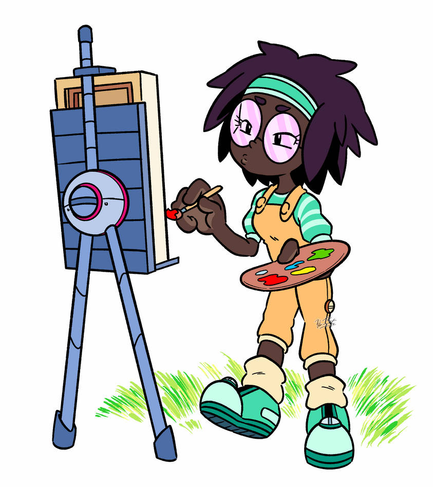 Clare Rivers Comic Chloe- River Painting by OUTCASTComix on DeviantArt