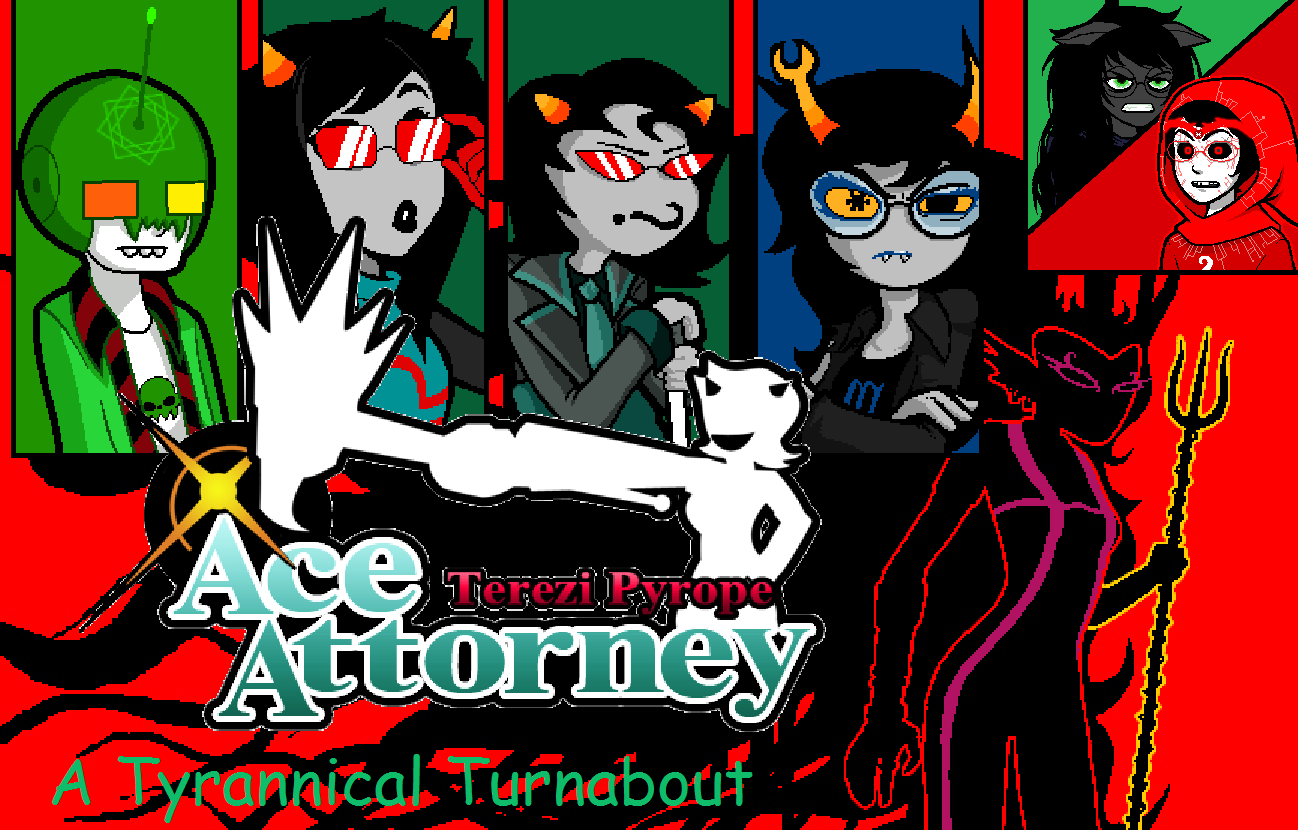 Terezi Pyrope Ace Attorney- A Tyrannical Turnabout