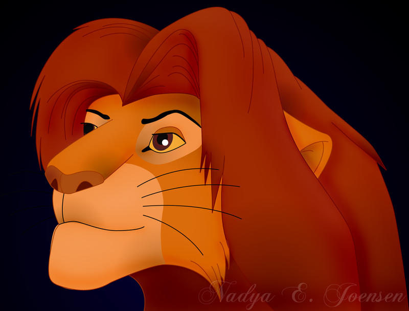 Adult Simba by nadda1984 on DeviantArt