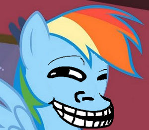 Trollface Rainbow Dash