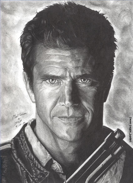 Mel Gibson portrait