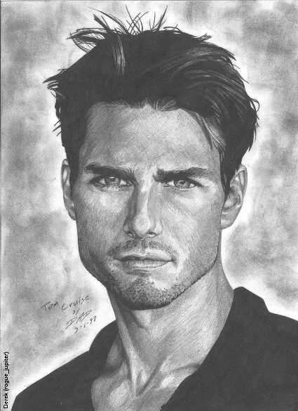 Tom Cruise portrait