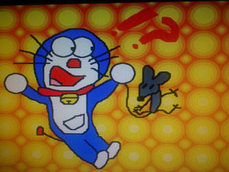Doraemon and the Mouse