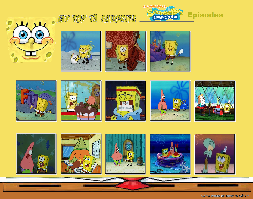 My Top 13 Favorite SpongeBob Episodes