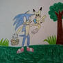 Sonic and Pikachu in Easter Egg Hunt