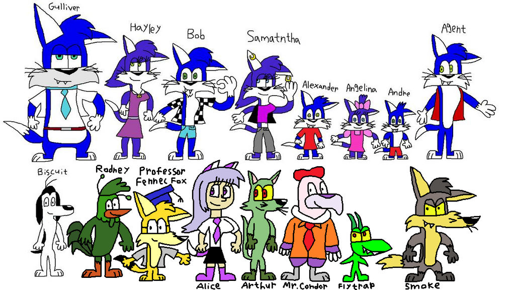 The Blue Cats Main Characters by SmashGamer16 on DeviantArt