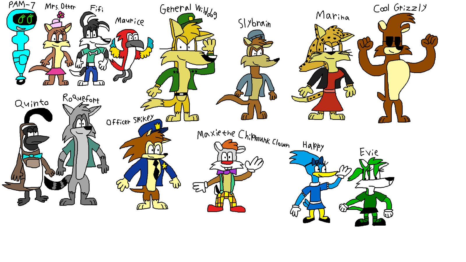 The Blue Cats Main Characters Part 2 by SmashGamer16 on DeviantArt