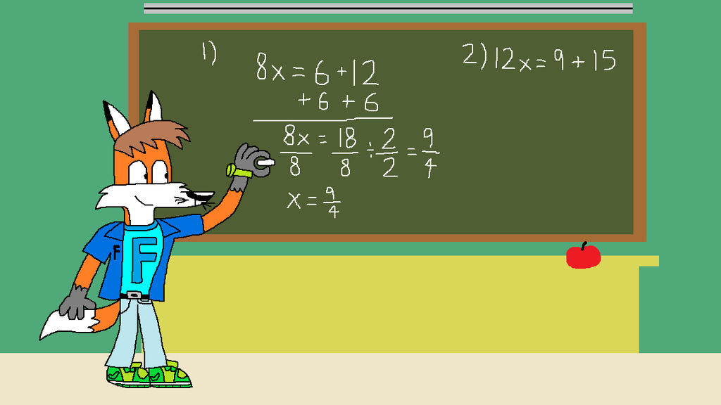 Fabian Fox Solves a Math Problem by SmashGamer16 on DeviantArt