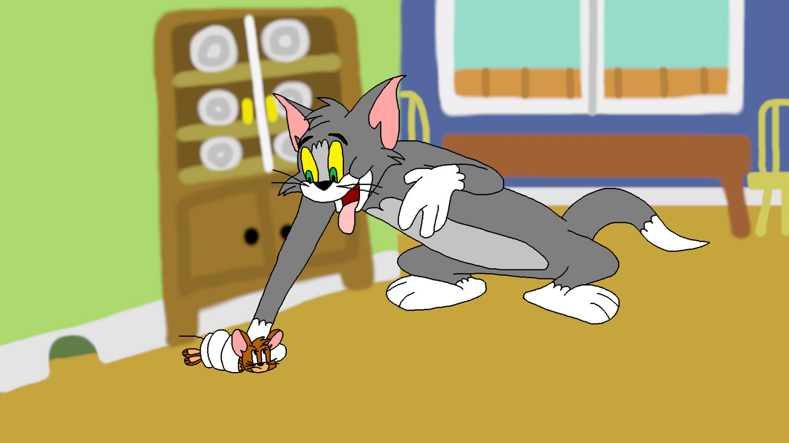 Jerry Rigged Fail Jerry Gets Caught By Tom by SmashGamer16 on DeviantArt
