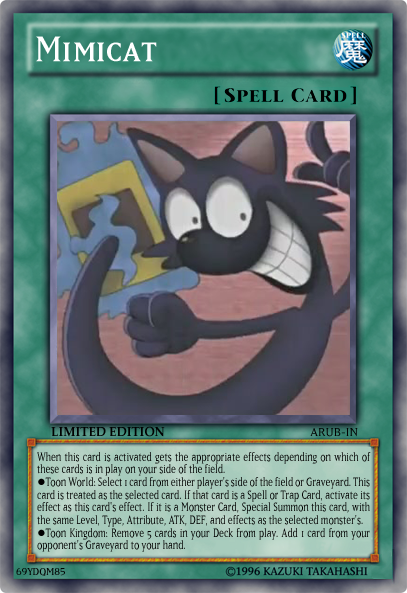 mimicat yugioh card Yugioh - Mimicat