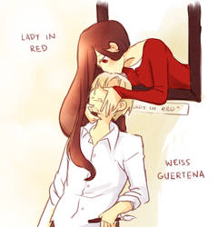 Guertena x Lady in Red