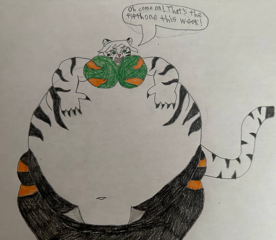 Button Popping Tigress by Gojira426 on DeviantArt