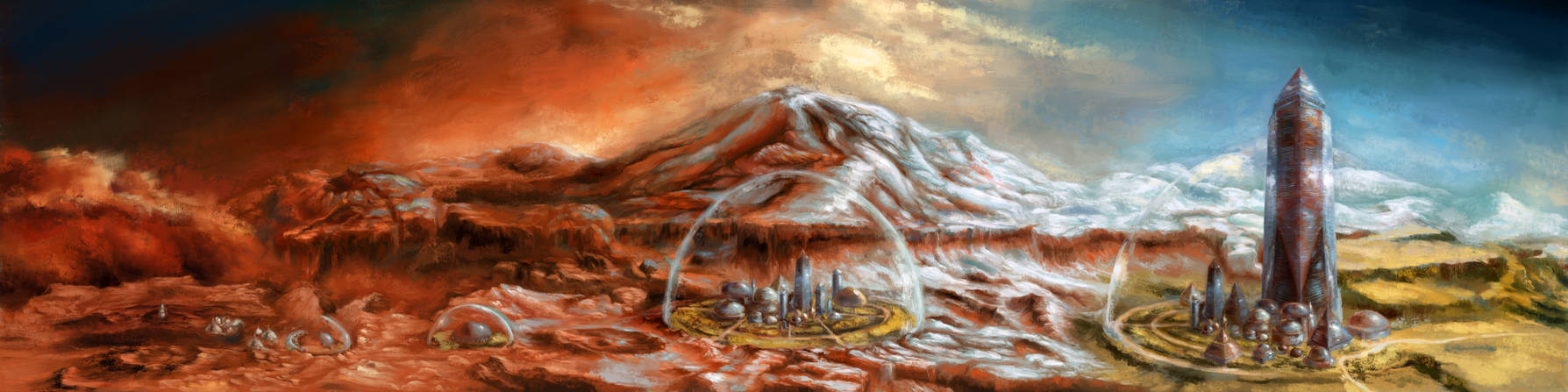 Terraforming of Mars by Vladinakova