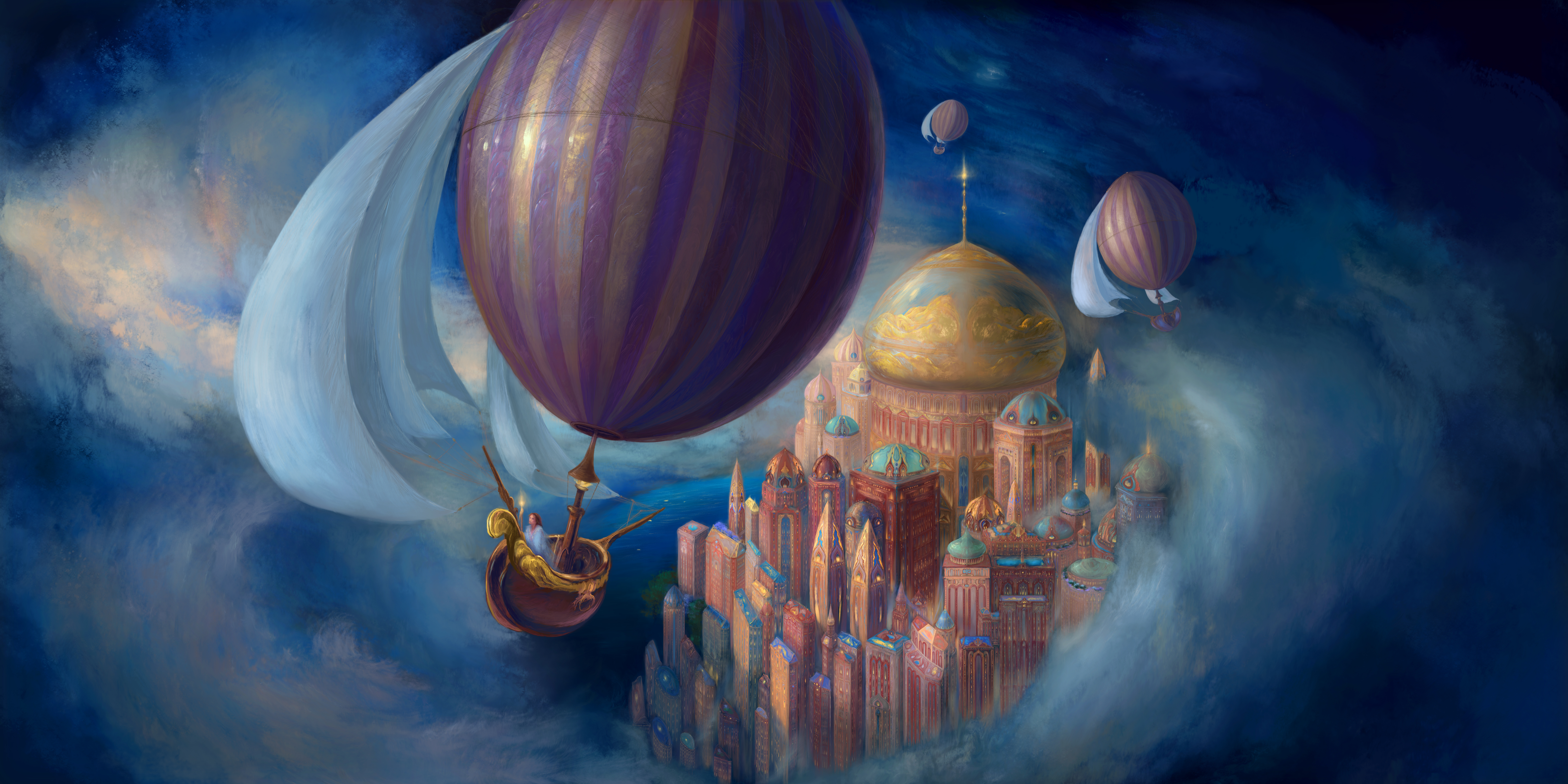 A Virtual Reality Dream: Ballooning in Liesel City