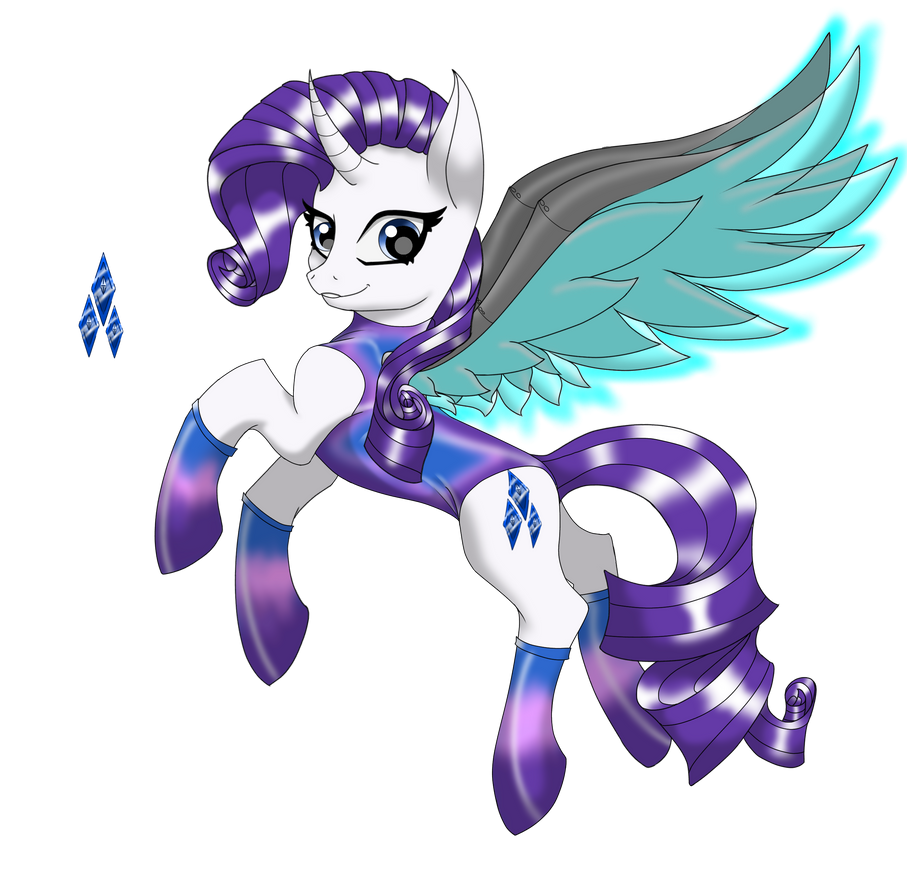 Rarity(request redraw) by CrystalFire562 on DeviantArt