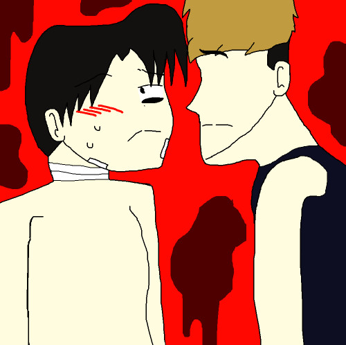 oh sangwoo and yoon bum (killing stalking) drawn by oba-min