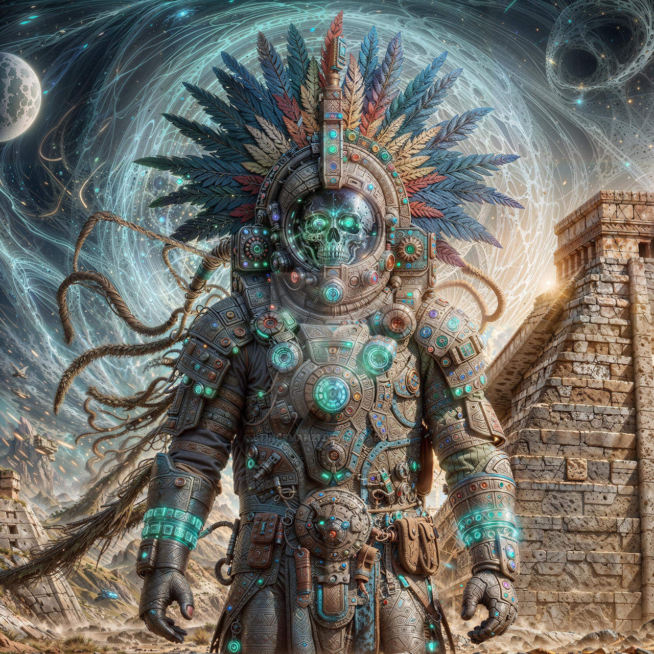 High-tech Ancient Aztec Cosmonaut by Stingsman21 on DeviantArt