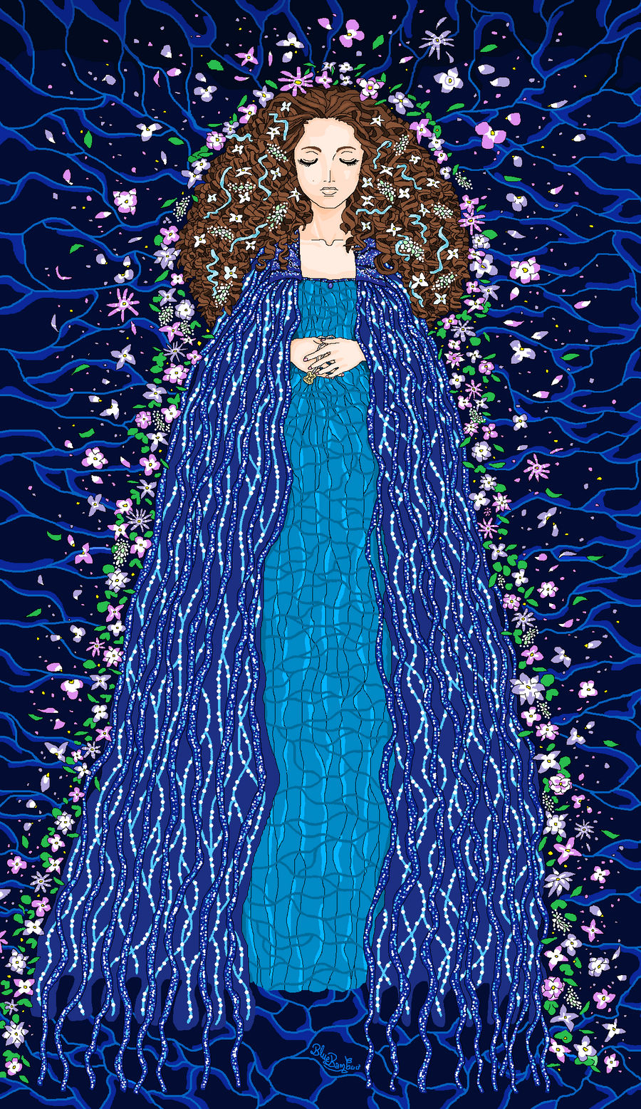 Star Wars - Padme Amidala Funeral Water Gown by BlueBelle-Bamboo on DeviantArt Star Wars - Padme Amidala Funeral Water Gown by BlueBelle-Bamboo on DeviantArt