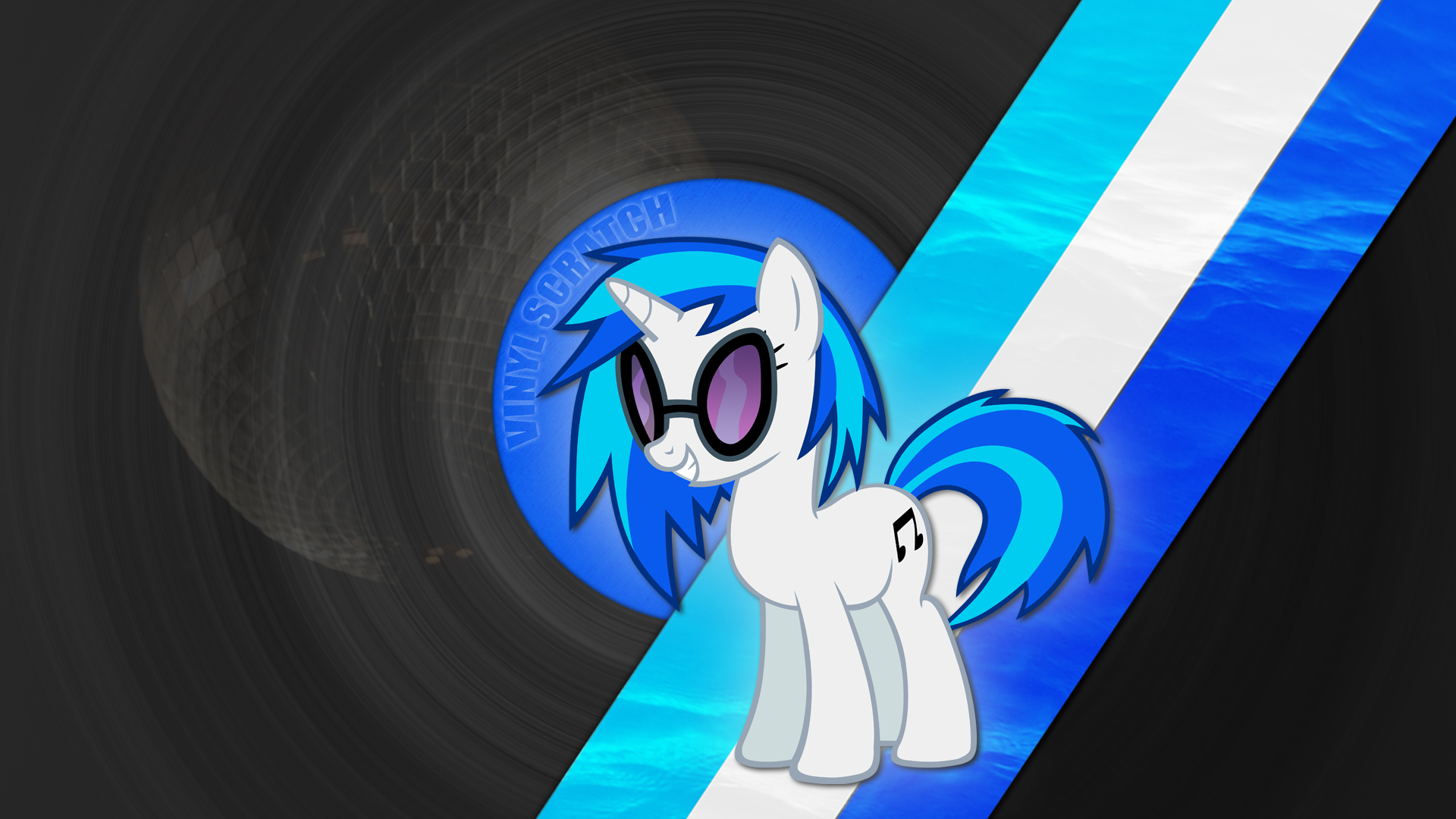 Vinyl Scratch (a.k.a. DJ Pon-3) Wallpaper