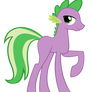 The Green And Purple Spike-Pony