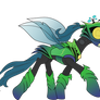 Queen Chrysalis in Chitin Armor