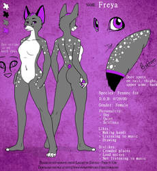 My Fursona's Reference Sheet