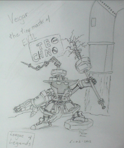 Veigar techno concept sketch