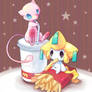 Mew and Jirachi