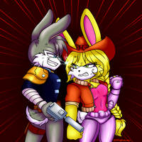 Jack Rabbit vs Bunnie Rabbot