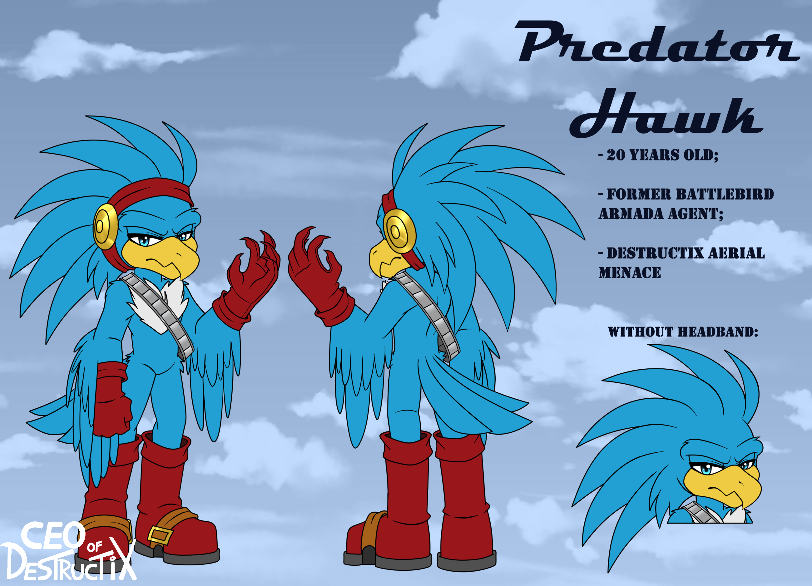 Predator Hawk REF SHEET by CEOofDestructix on DeviantArt