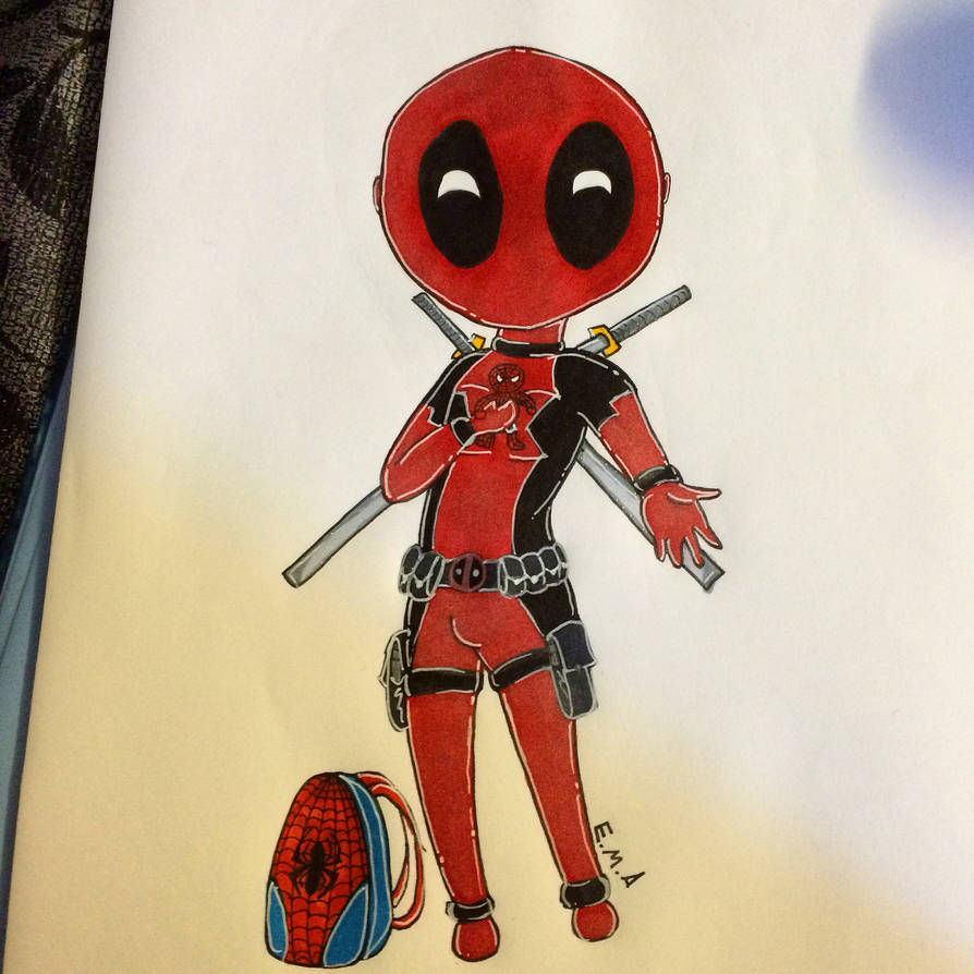Chibi dead pool by Elean23 on DeviantArt