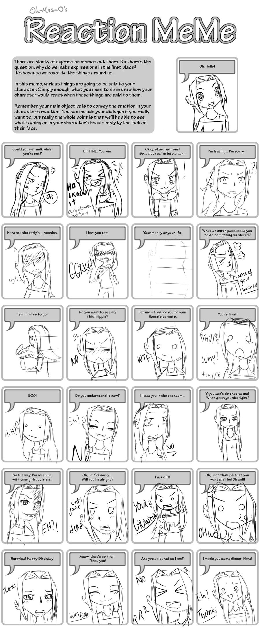 Reaction MEME by XFenikkusu on DeviantArt