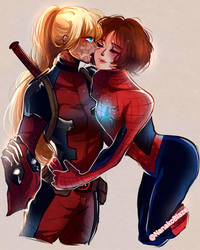 Spideypool genderbend