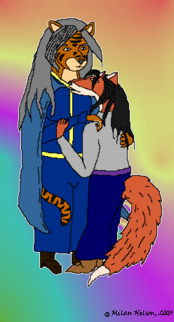 Fox and Her Tiger - CG Color