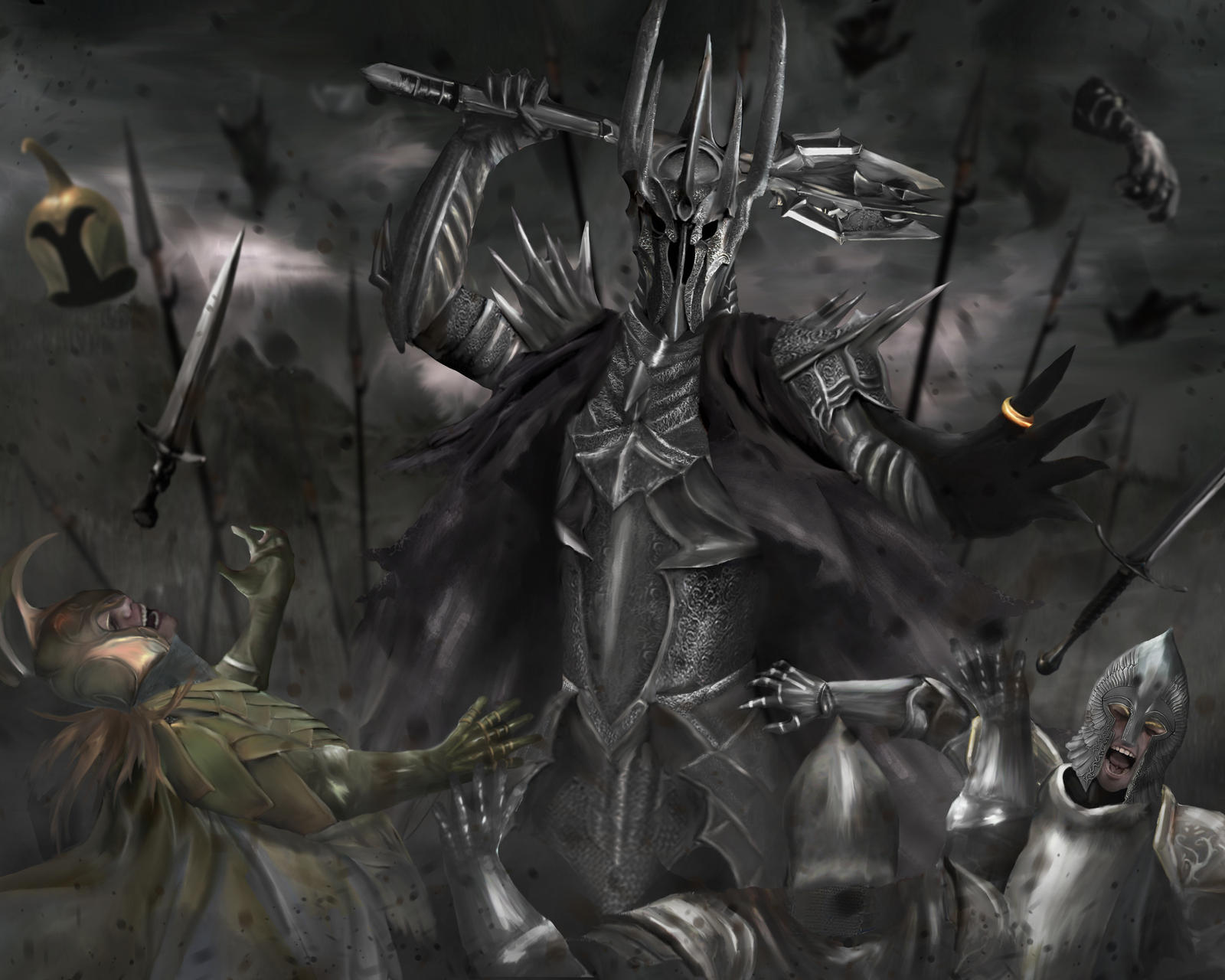 Sauron and Black Hand by dead01 on DeviantArt
