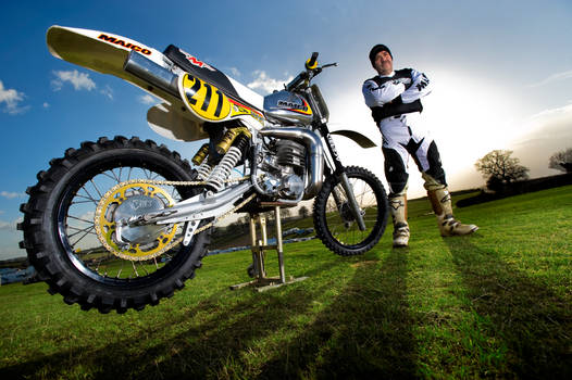 Maico motocross rider