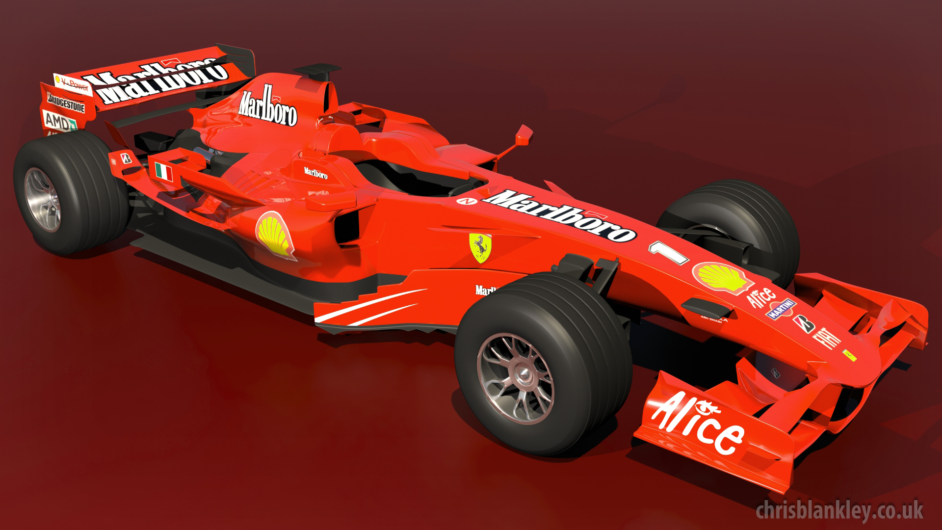 Old Ferrari F1 2008