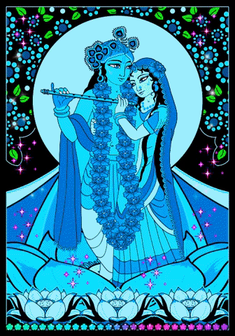 GIF - Radha Krishna on Lotus Flower by Mohinipriya on DeviantArt GIF - Radha Krishna on Lotus Flower by Mohinipriya on DeviantArt
