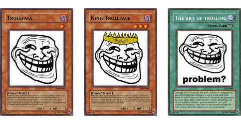 Trolling yugioh cards