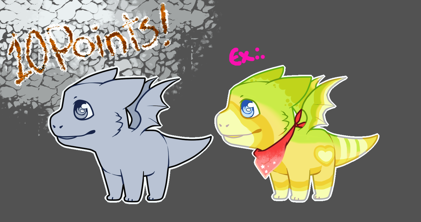 Baby dragon adopt base! by Daniewise on DeviantArt