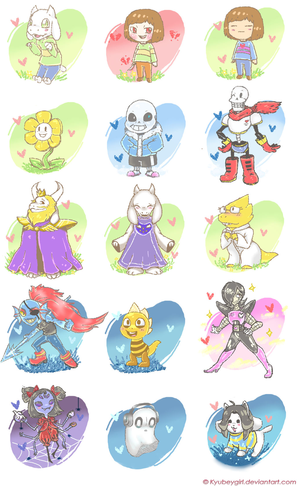 Undertale Characters Wallpaper By Daniewise On Deviantart Undertale Characters Wallpaper By Daniewise On Deviantart